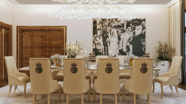 Family villa  contemporary Arabic interior design