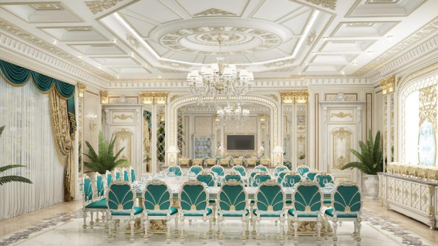 Luxury dining room design project Riyadh