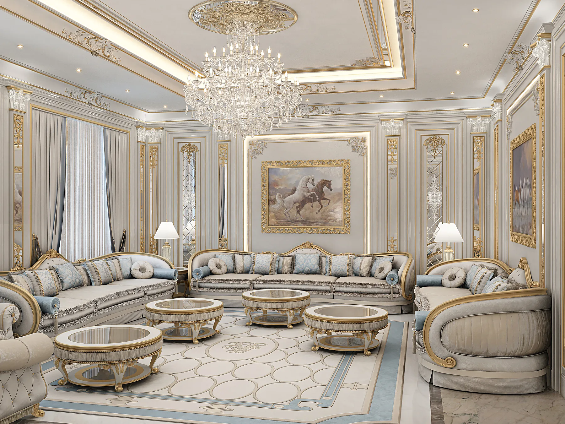 High-end Majlis Interior Design Dubai