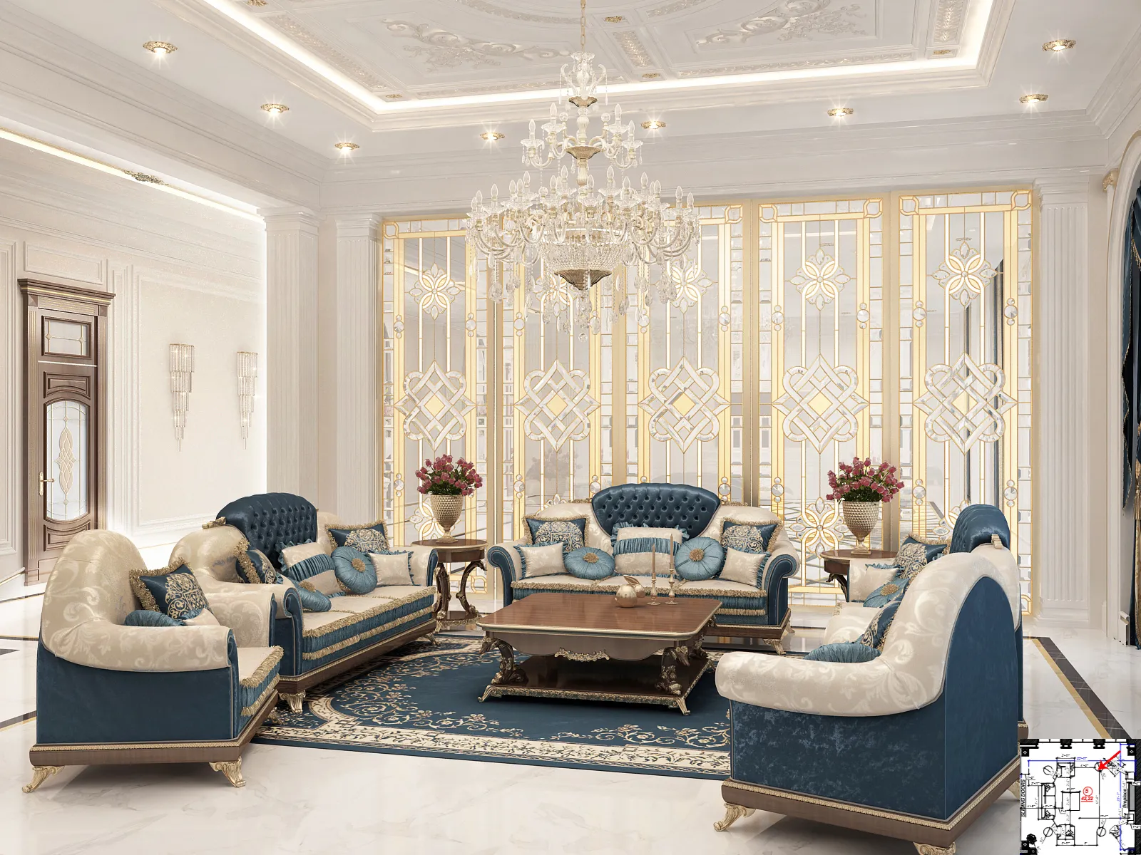 Traditional Living Room Design Idea