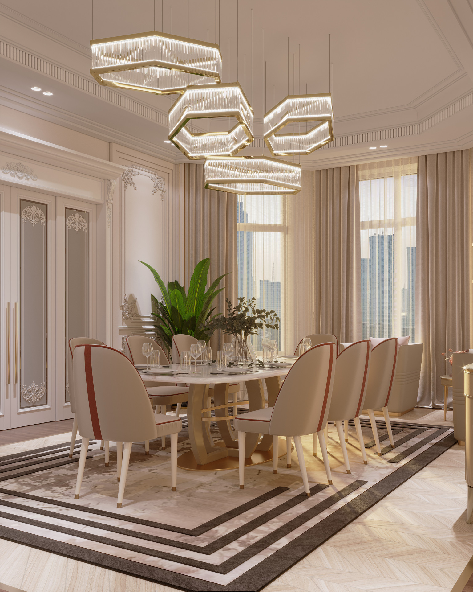 Exclusive Dining Room Design Idea