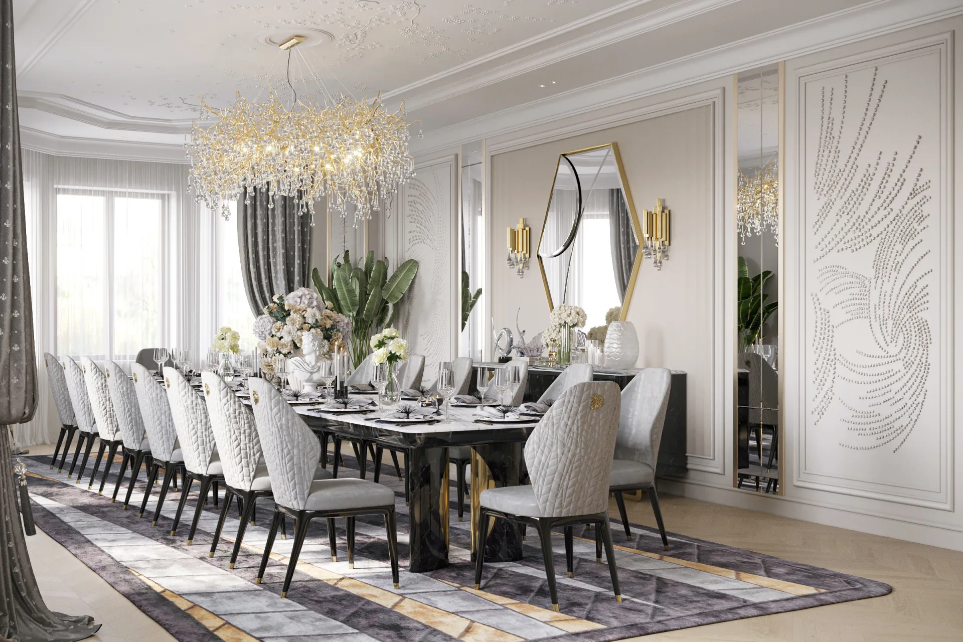 Contemporary Dining Room Design in Nur-Sultan