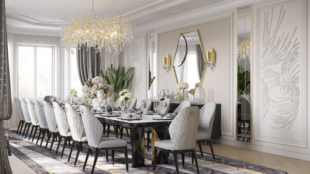 Contemporary Dining Room Design in Nur-Sultan