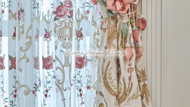 Floral Window Curtains