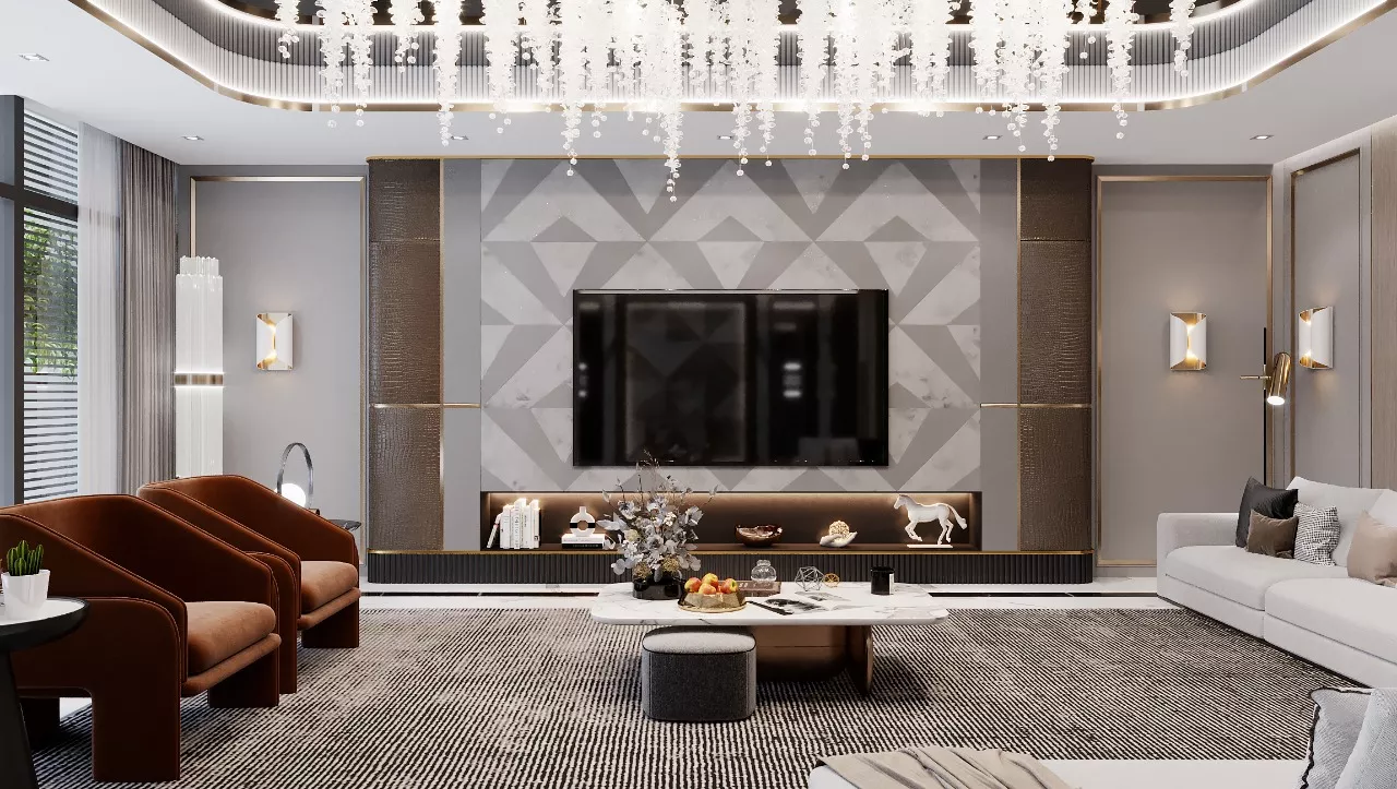 FAMILY SITTING IN MODERN LUXURY DESIGN