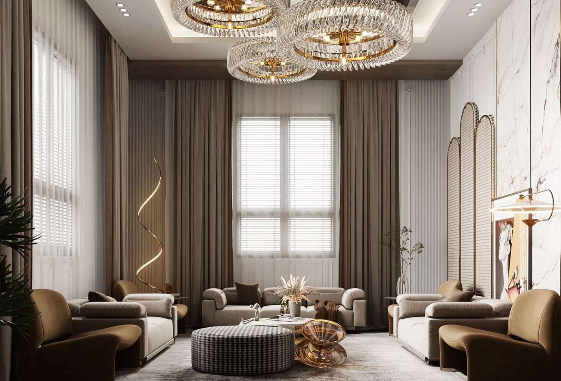 Ways to Decorate a Brown Living Room Interior Design