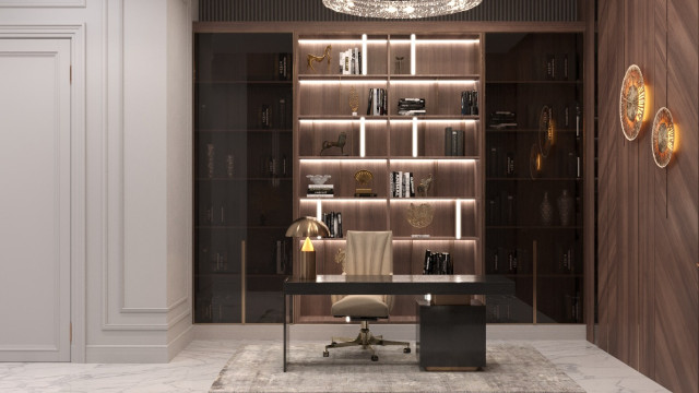 تصميم مكتب لخطط منازل فاخرة