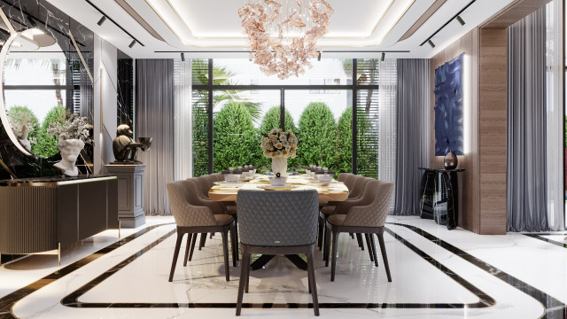 INTERIOR FIT-OUT SERVICES FOR DINING ROOM