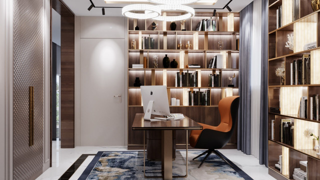 Luxury Contemporary Home Office Style