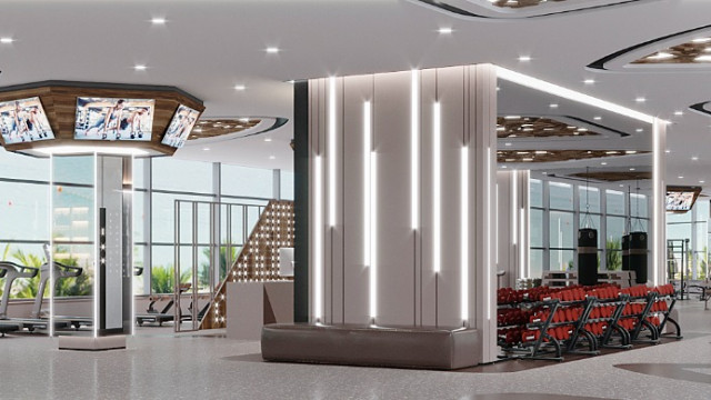 Дизайн и отделка фитнес-клуба