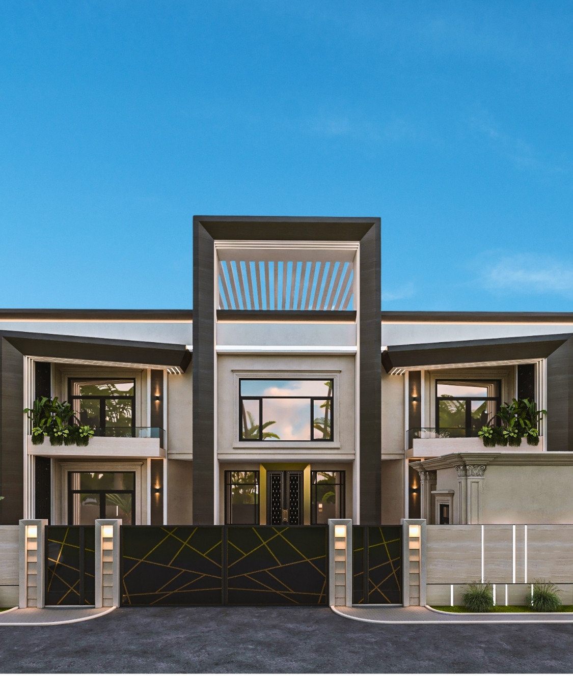 EXTERIORS FOR FAÇADE VILLA IN DUBAI