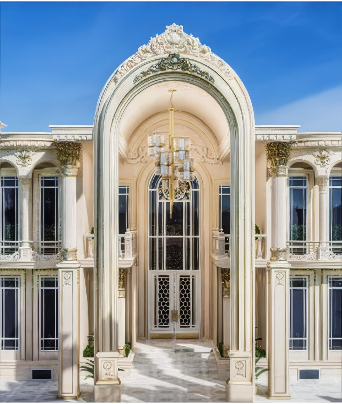 Luxurious exterior modern house design in Saudi Arabia