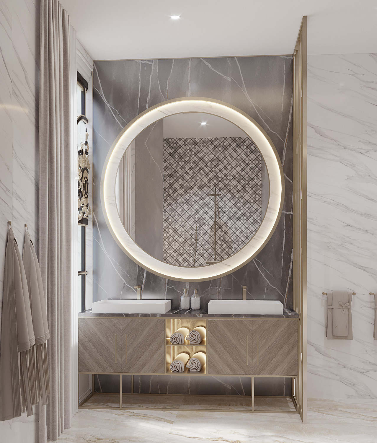 Elegant Interiors for Bathroom Design