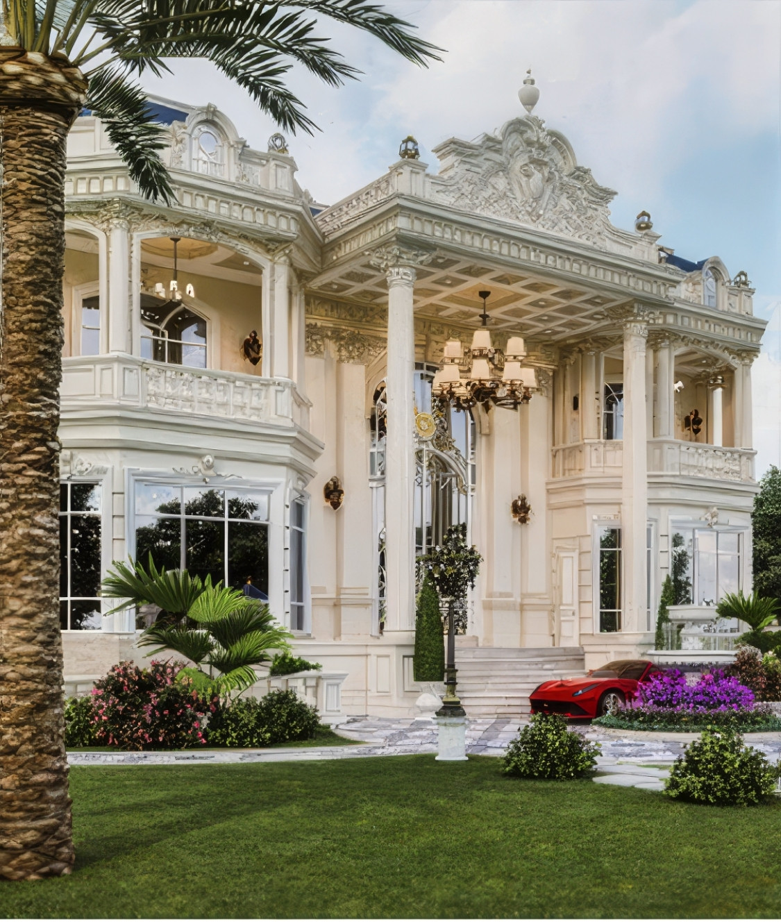 Classic Exterior Villa Design in Pakistan