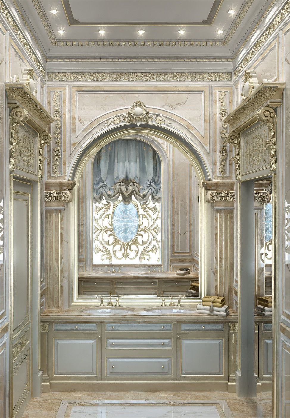 Extravagant Style Of Bathroom