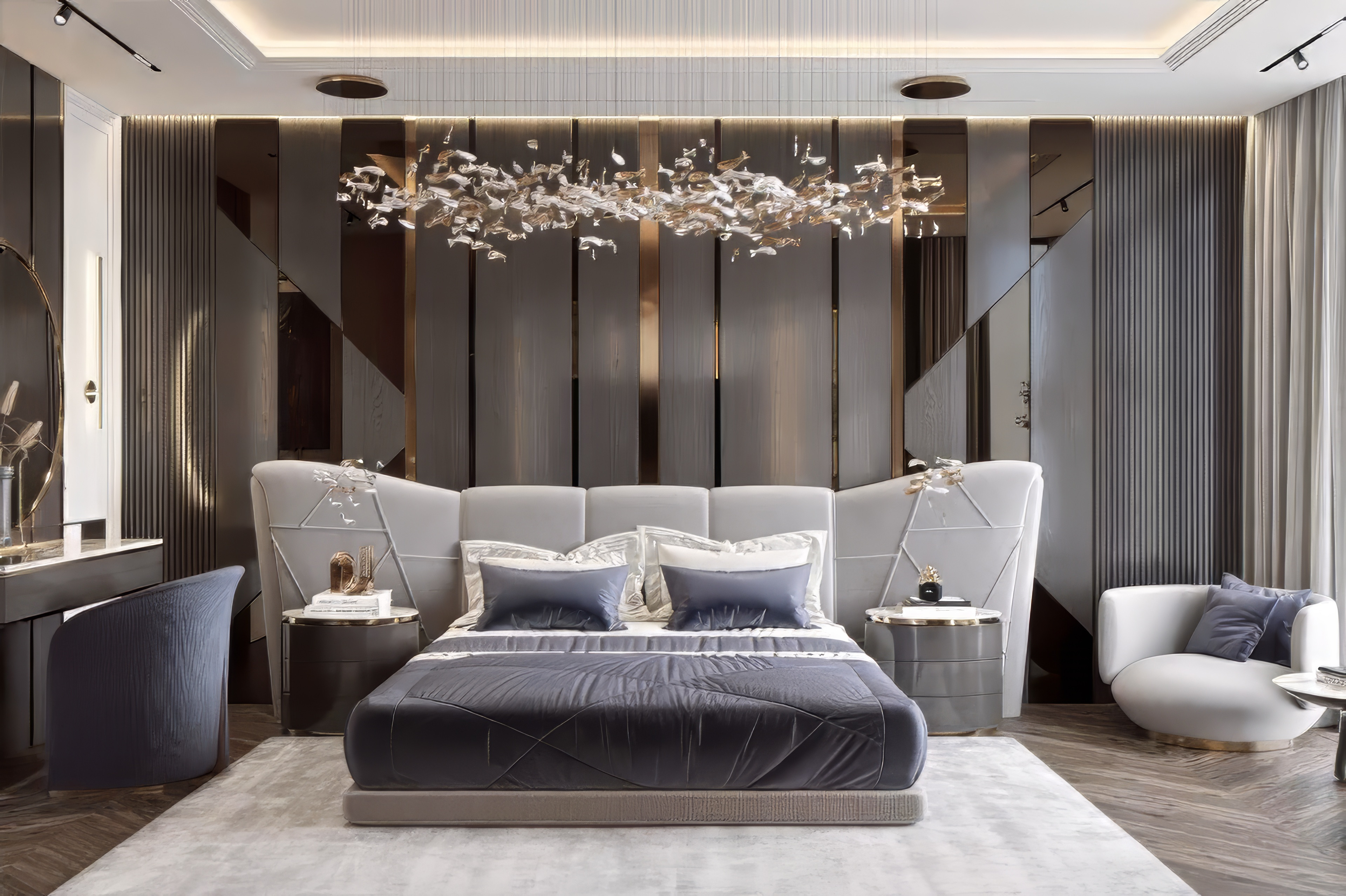 Right Decoration for Luxury bedroom design