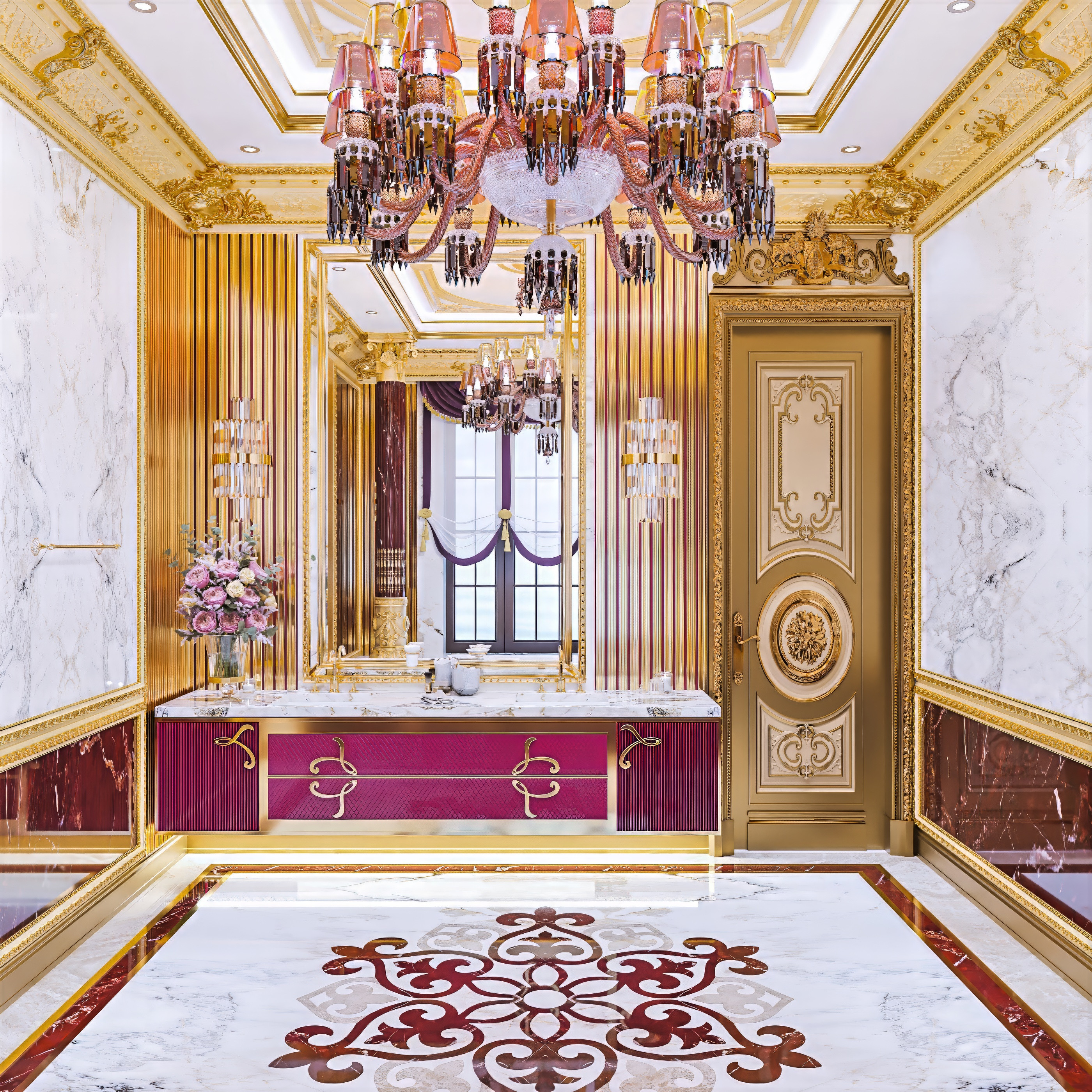 Master bathroom interior design