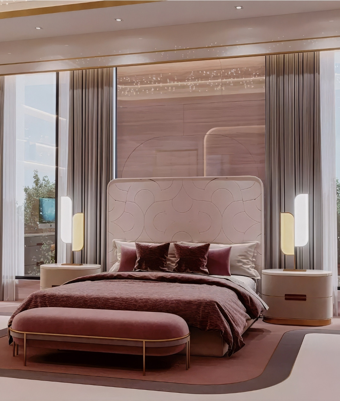 Pink Bedroom Design