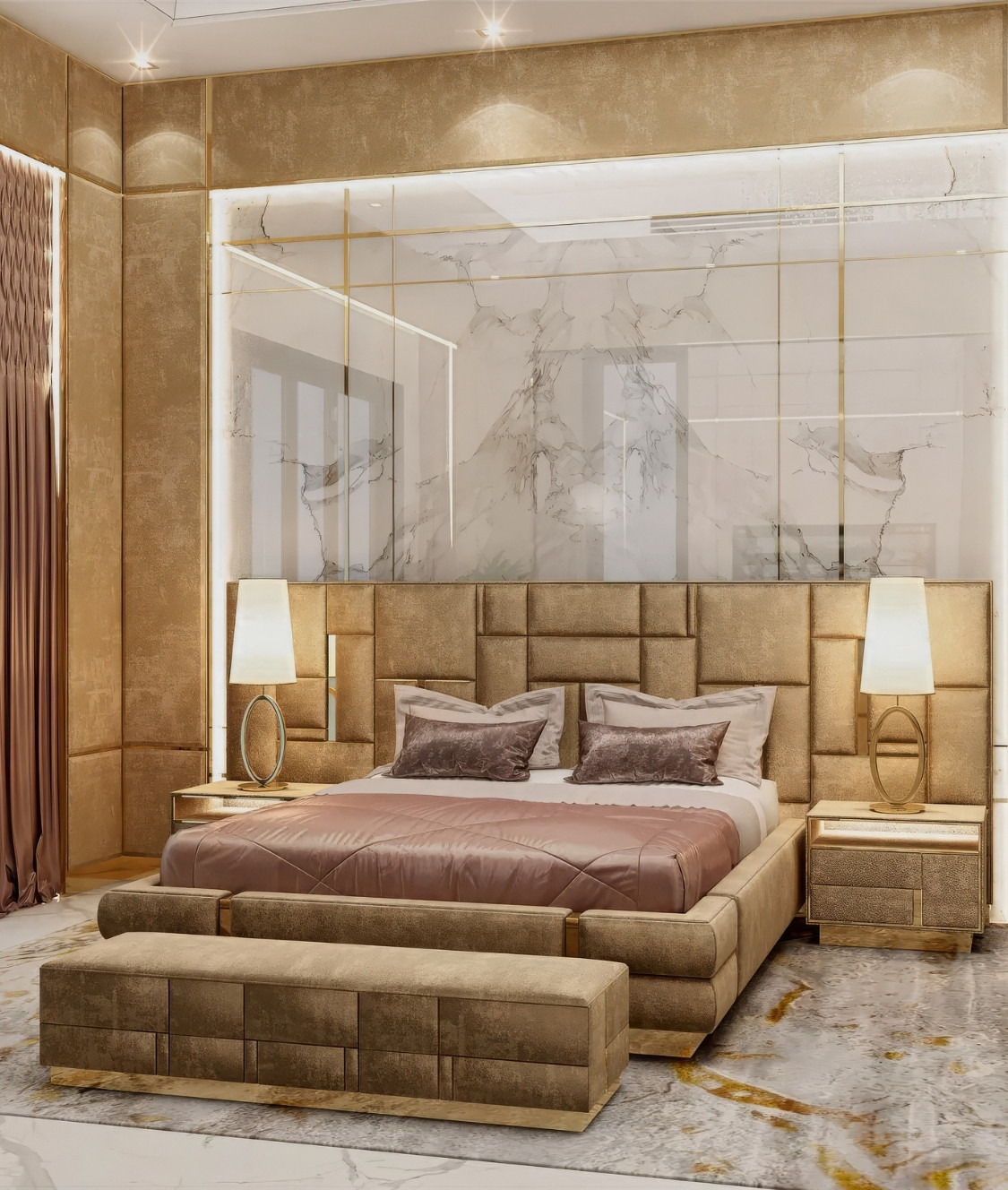 LUXURY MODERN BEDROOM DESIGN