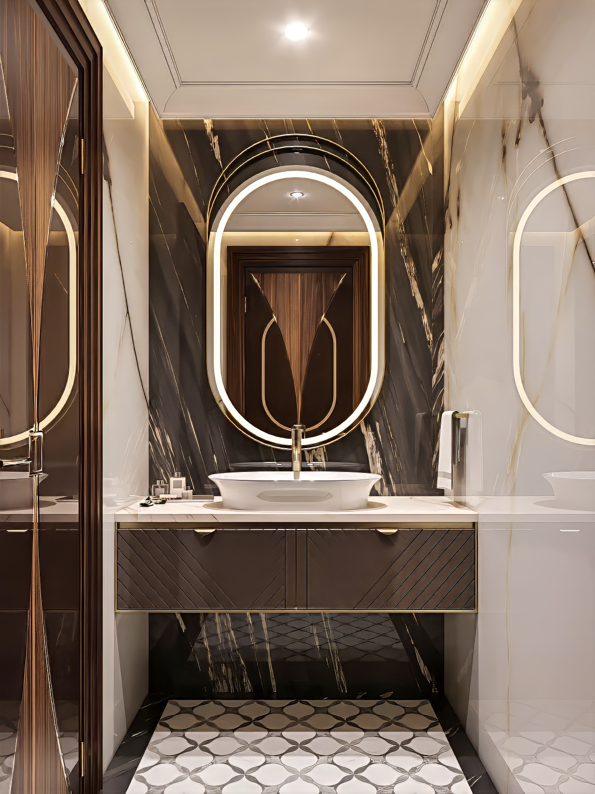 Simple Modern villa interior design Riyadh Saudi Arabia