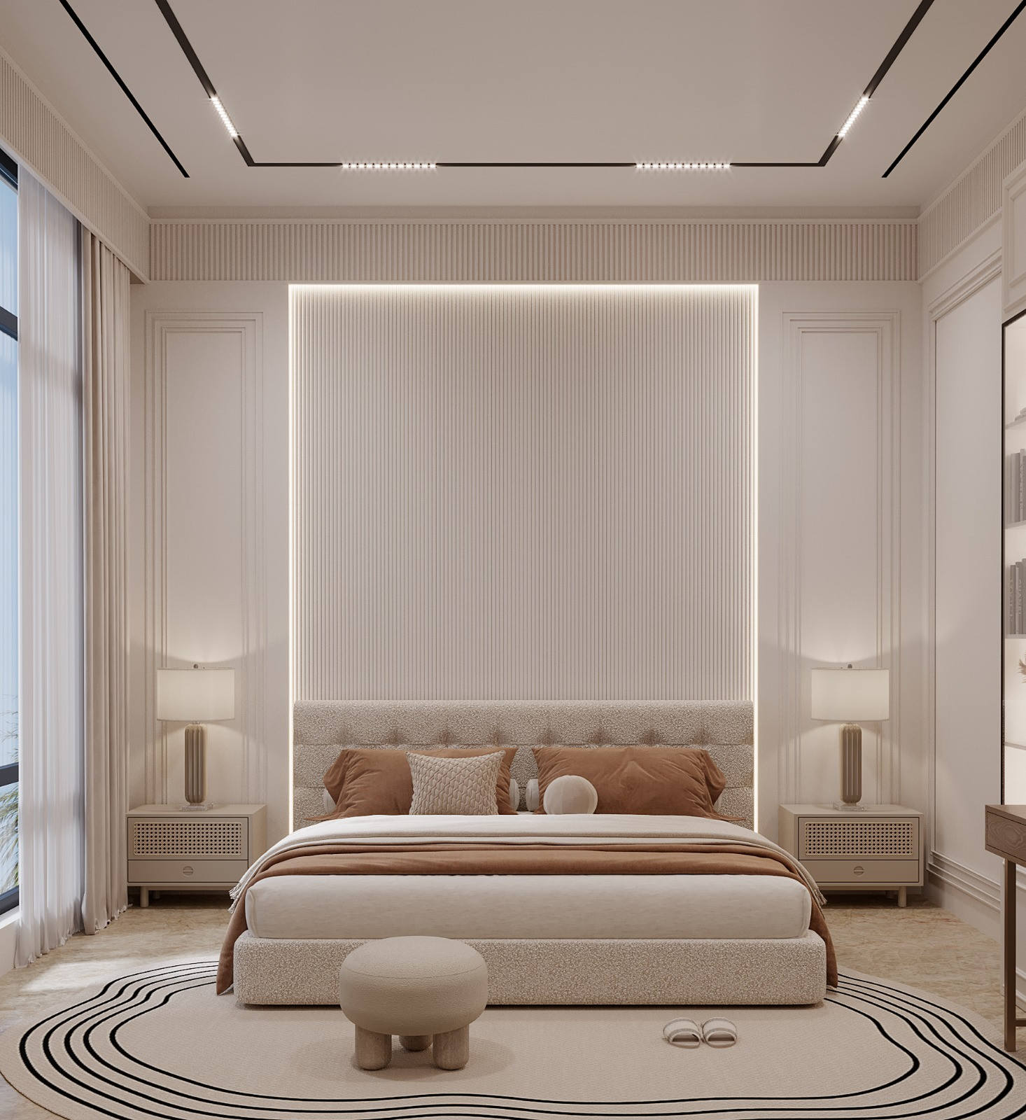 Bedroom in a Contemporary style