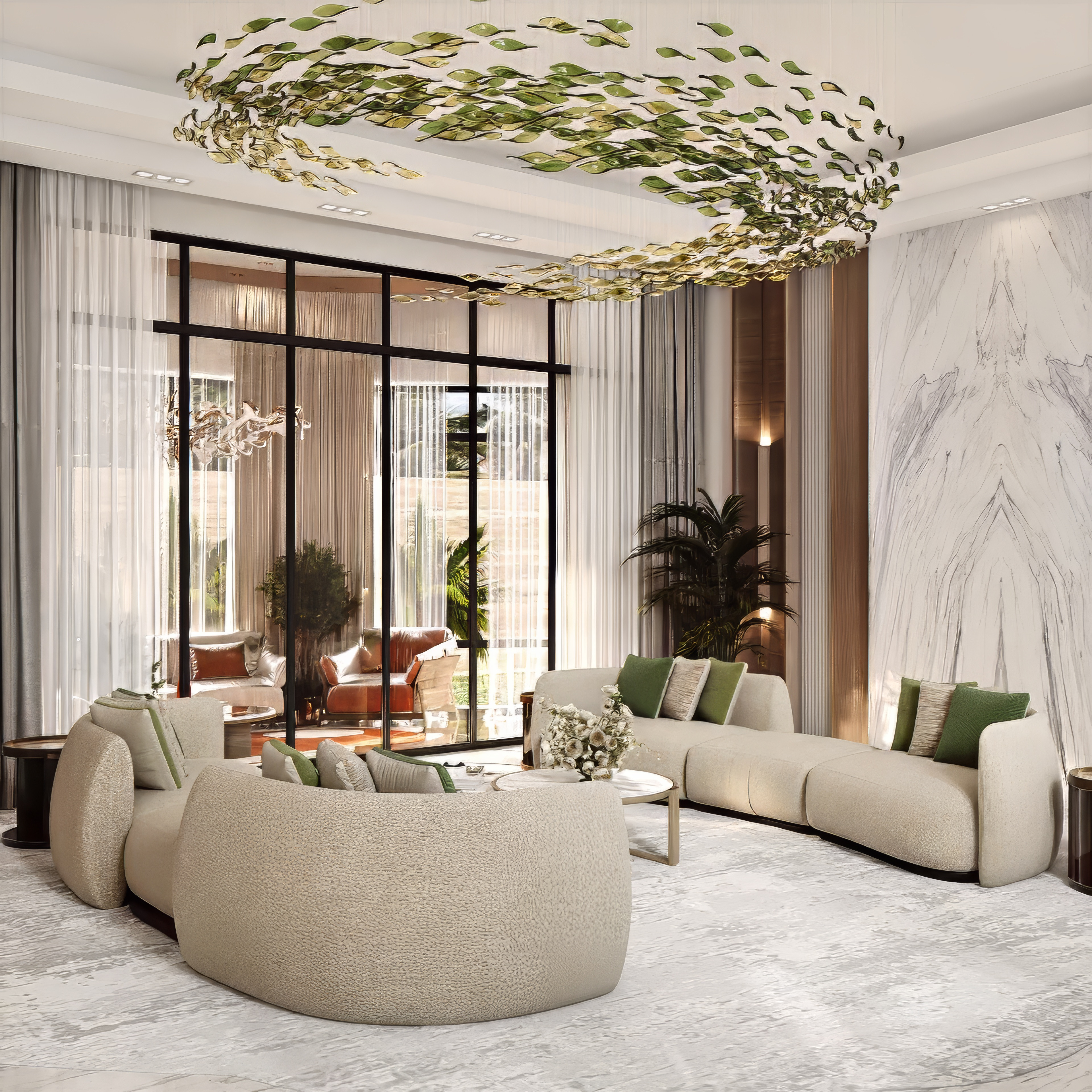 Luxury sitting room design