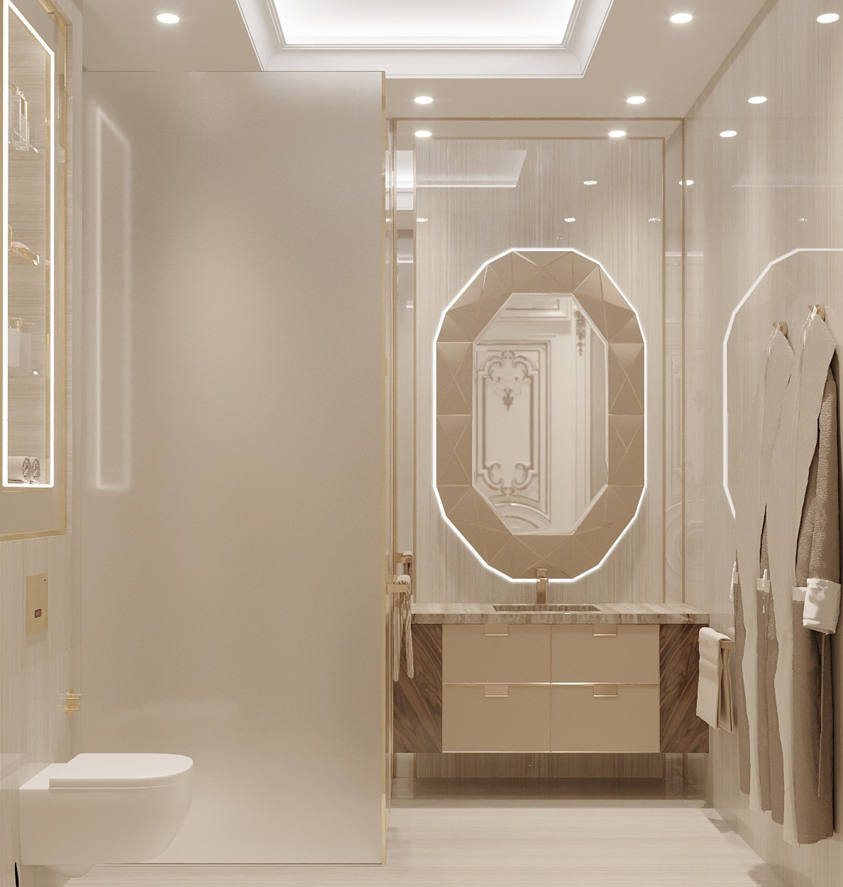 Master bathroom design