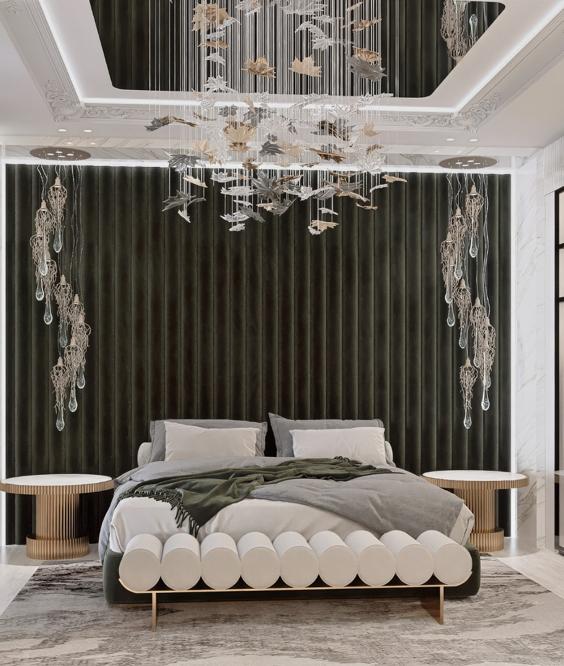 Illuminate Your Dreams: Modern Bedroom Interior Design and Captivating Lighting