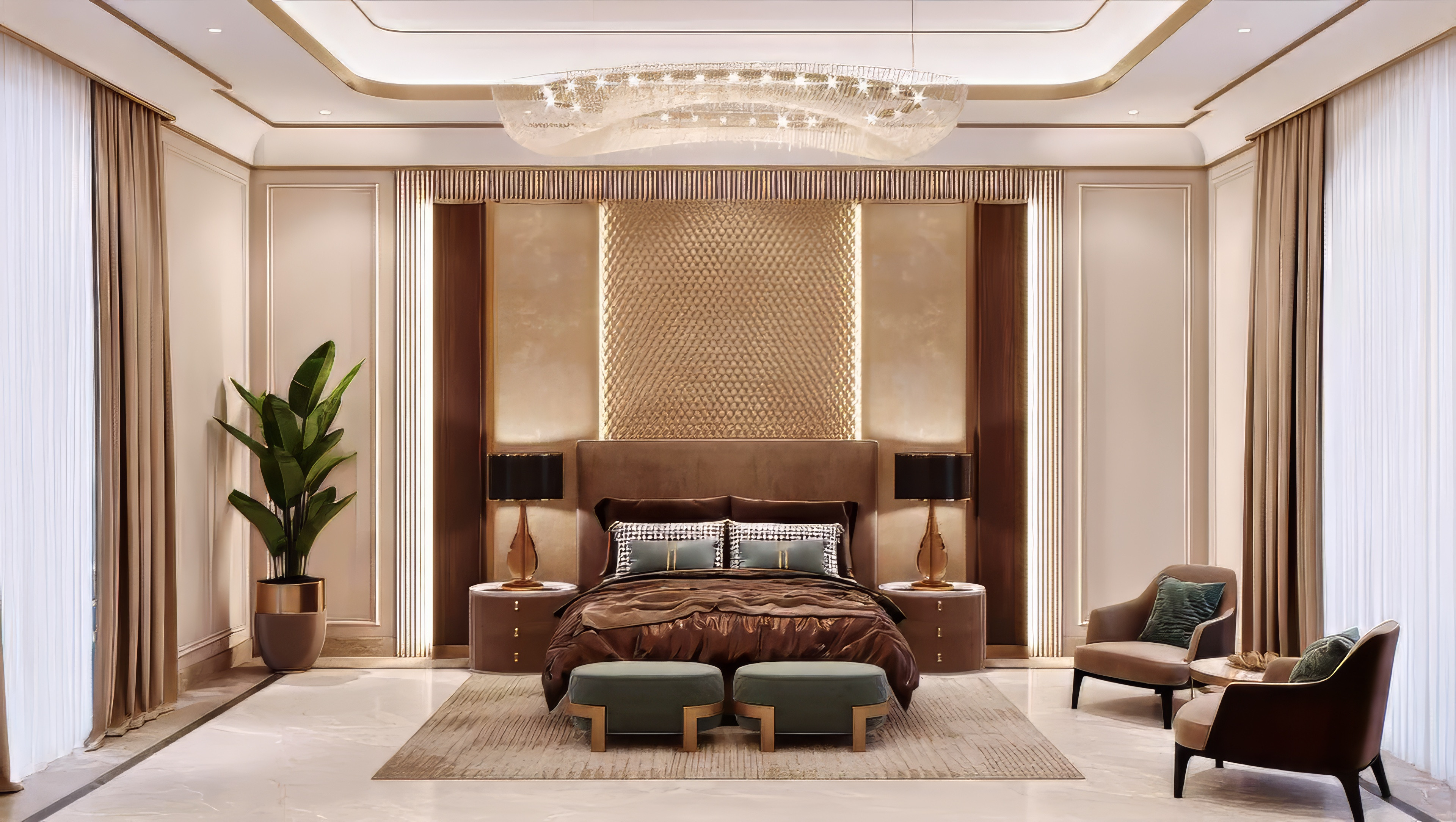 Contemporary Stylish and Functional Bedroom