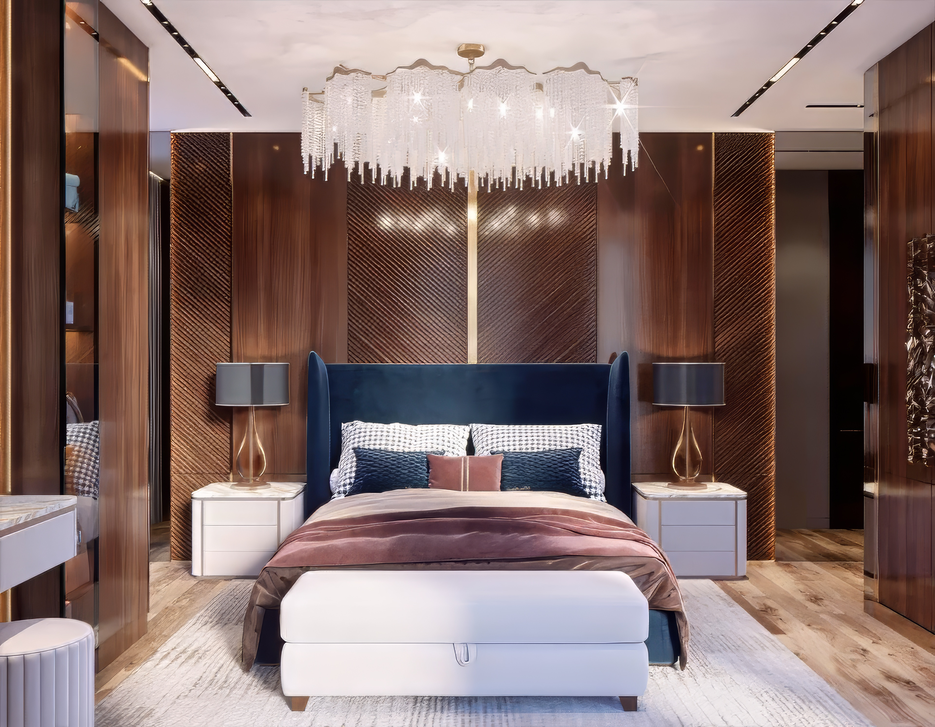 Elegance Embodied: A Luxury Bedroom Interior Design and Fit-out Execution