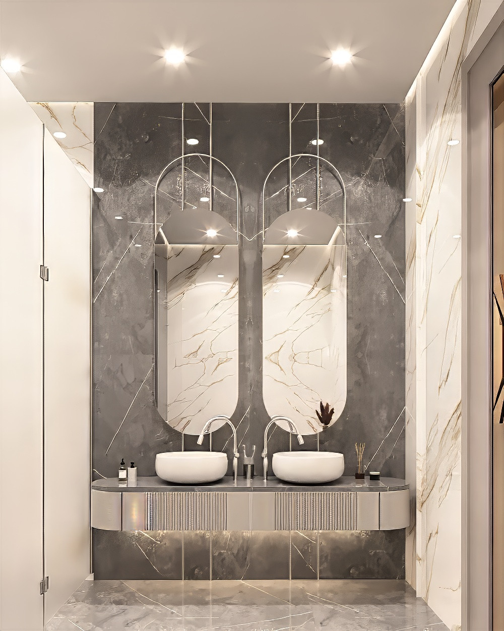 Saudi Villa Design Bathroom