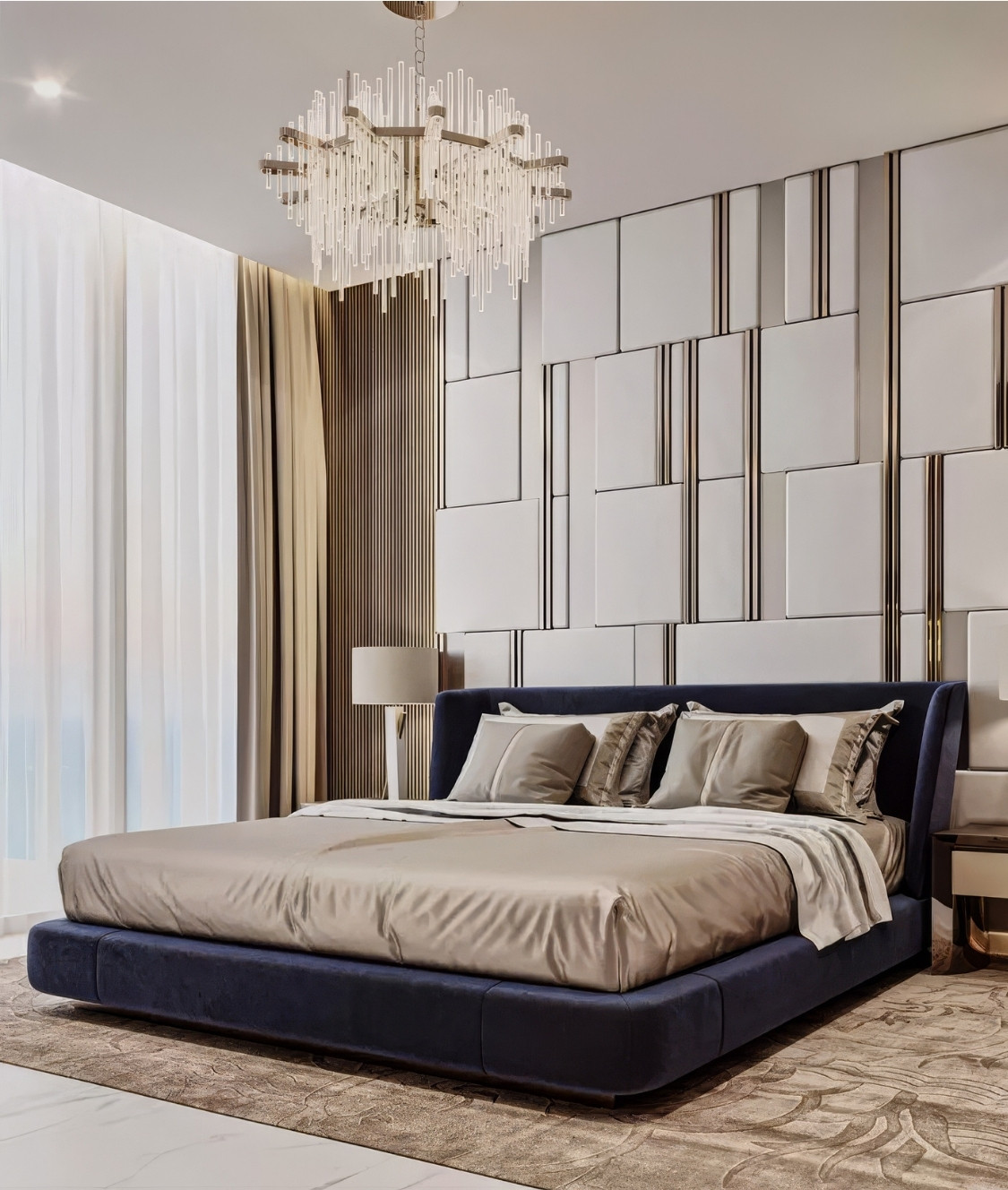 Luxury Bedroom Interior Design and Fit-out
