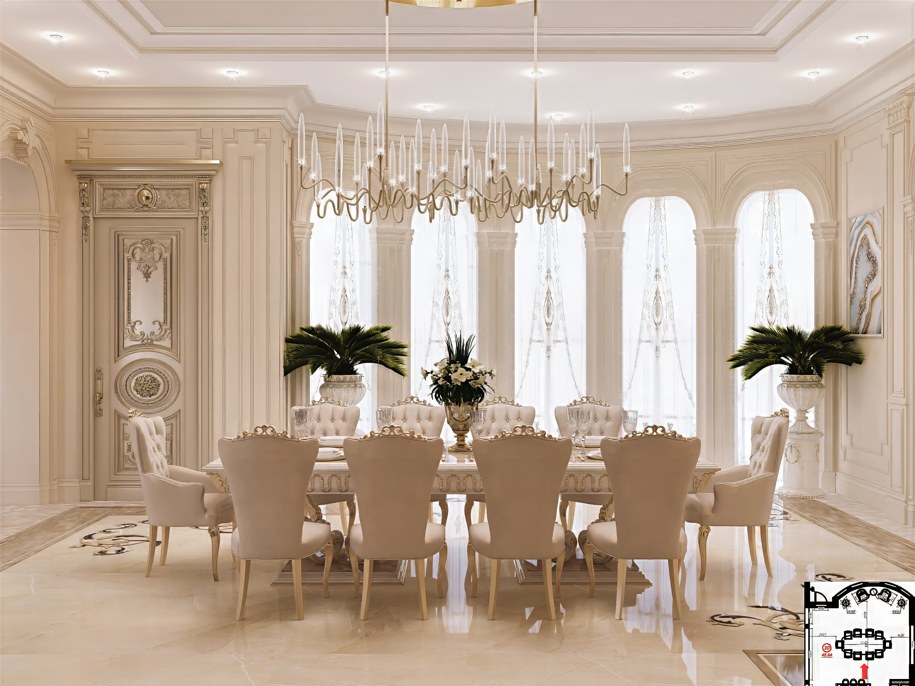 Nice dining room interior