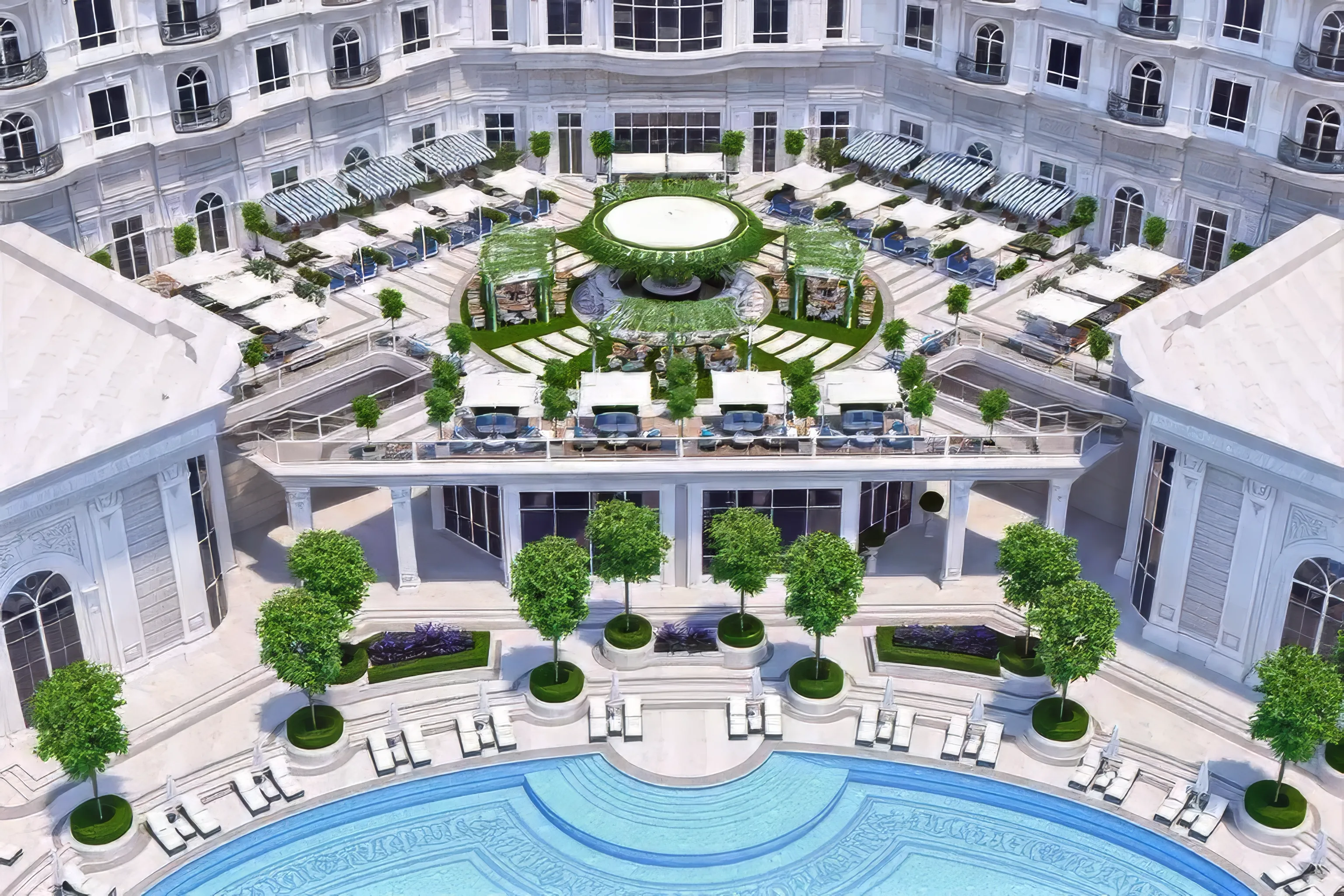 Restaurant & Hotel Interior Design | Open terrace Restaurant in Dubai