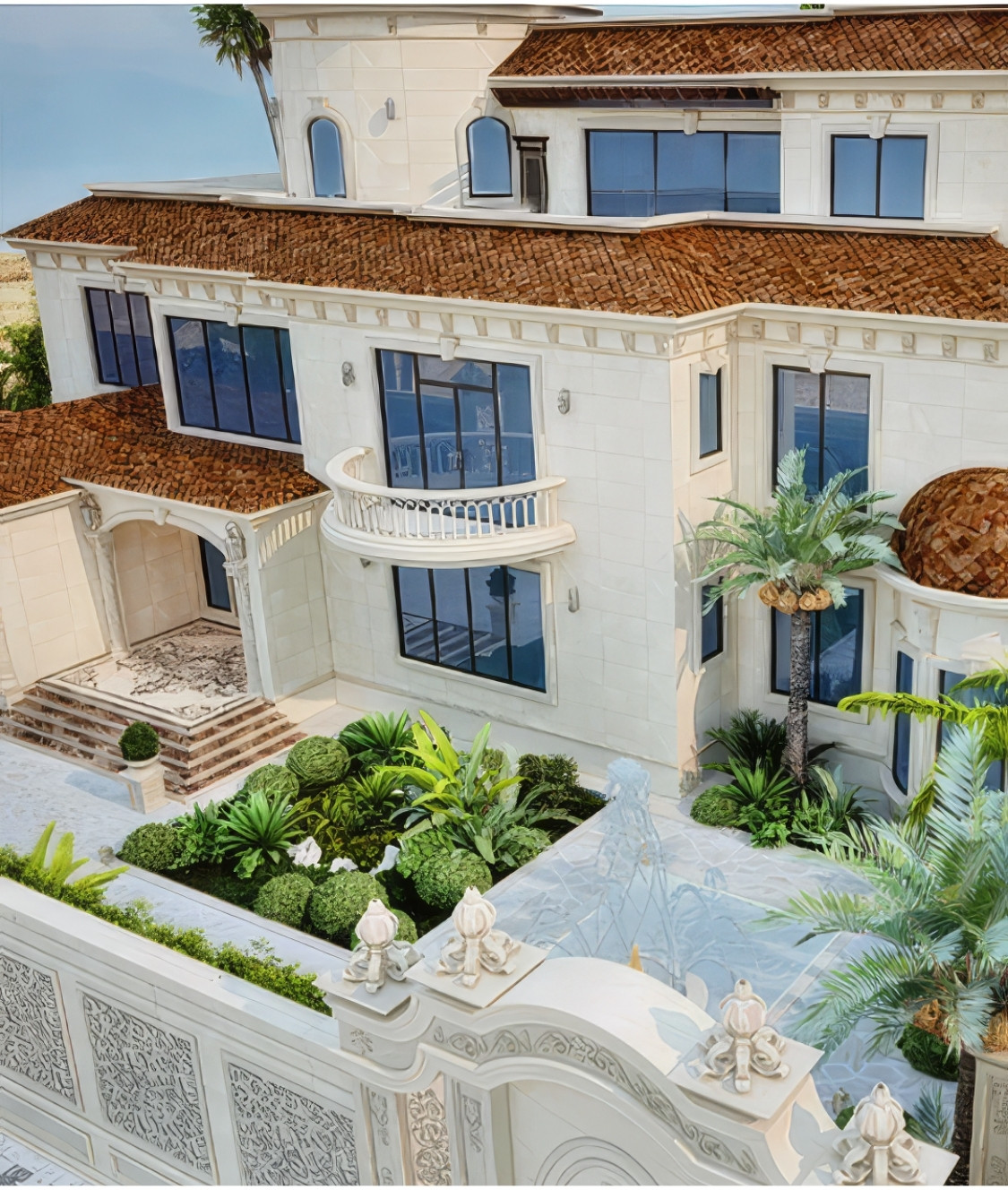 Luxury Villa Exteriors Design Abu Dhabi