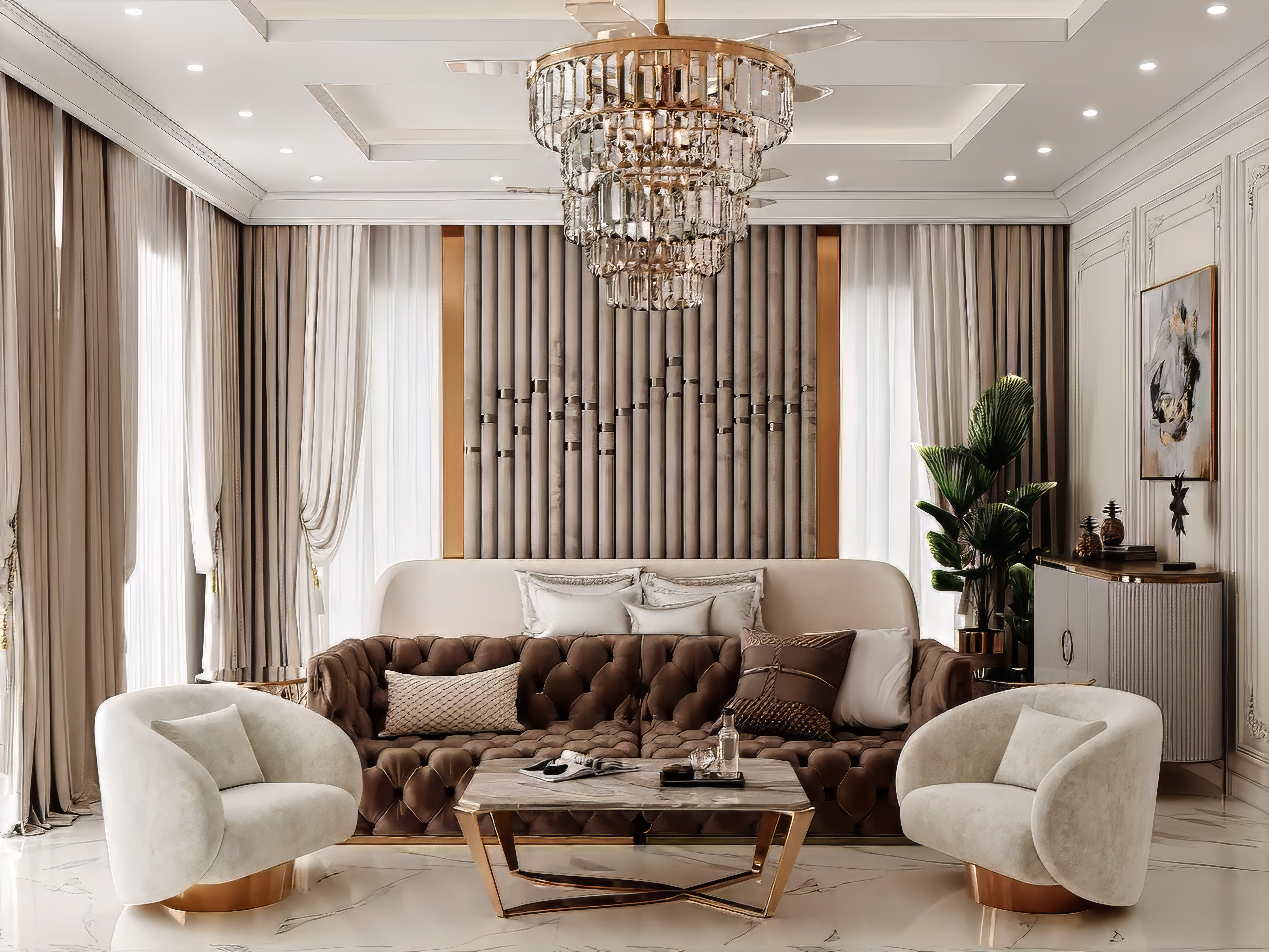 Chic Bedroom Design in Luxury Style