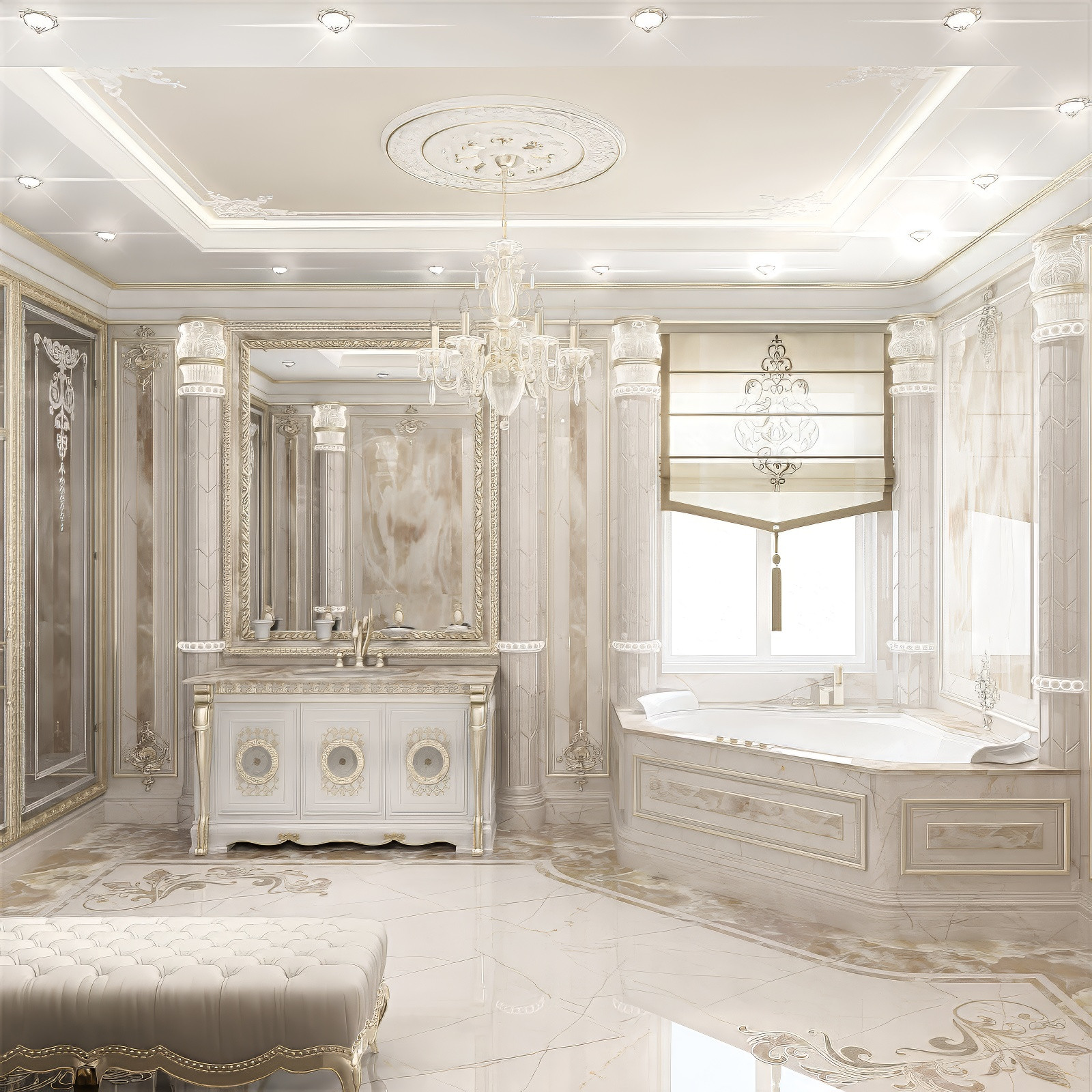 Nice bathroom interior