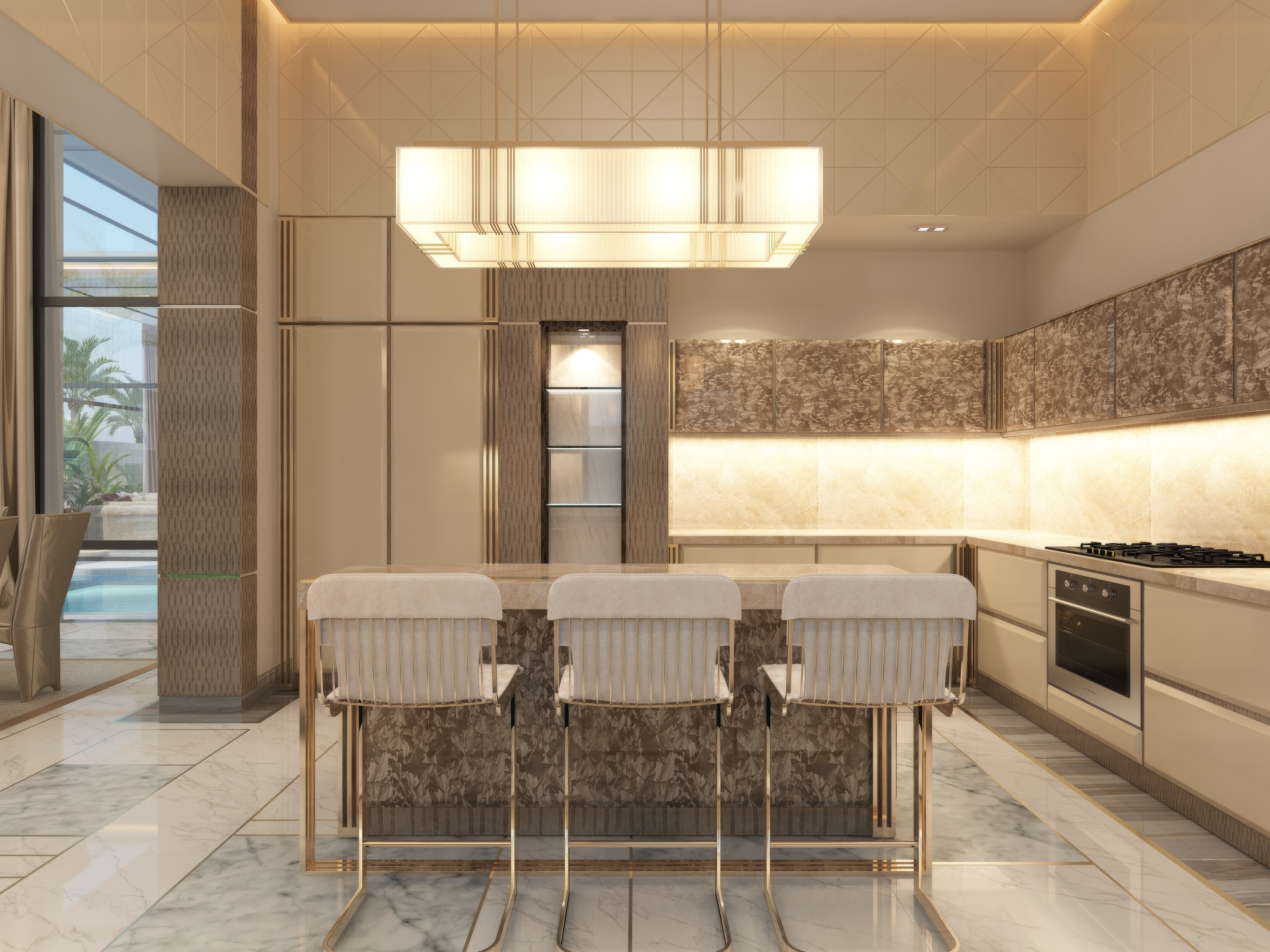 Modern kitchen design Miami