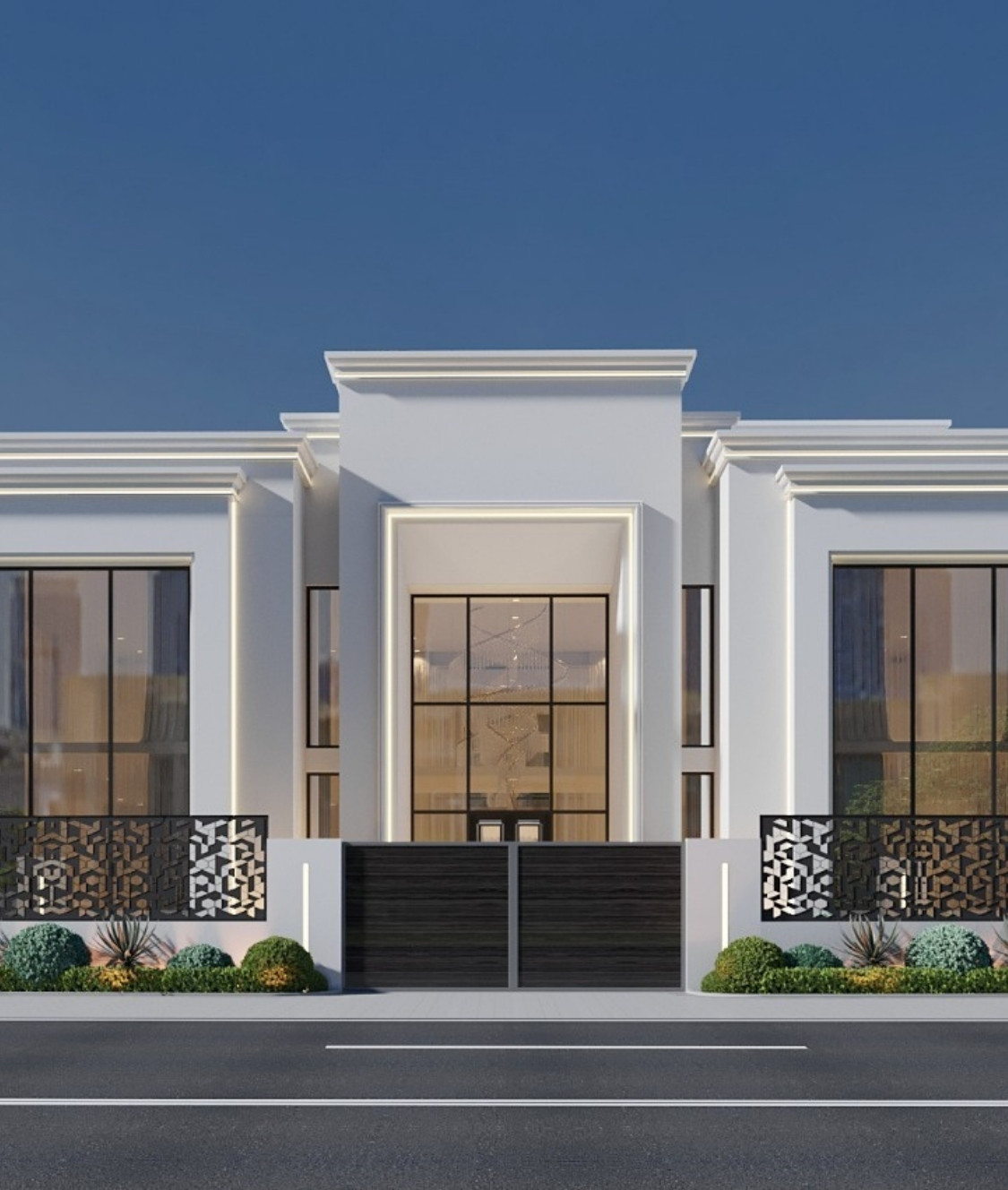 Luxury Villa Dubai - Exterior and Landscape Design Solution
