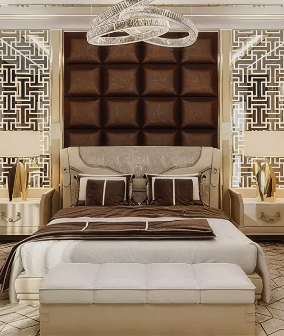 Bedroom  interior décor Miami