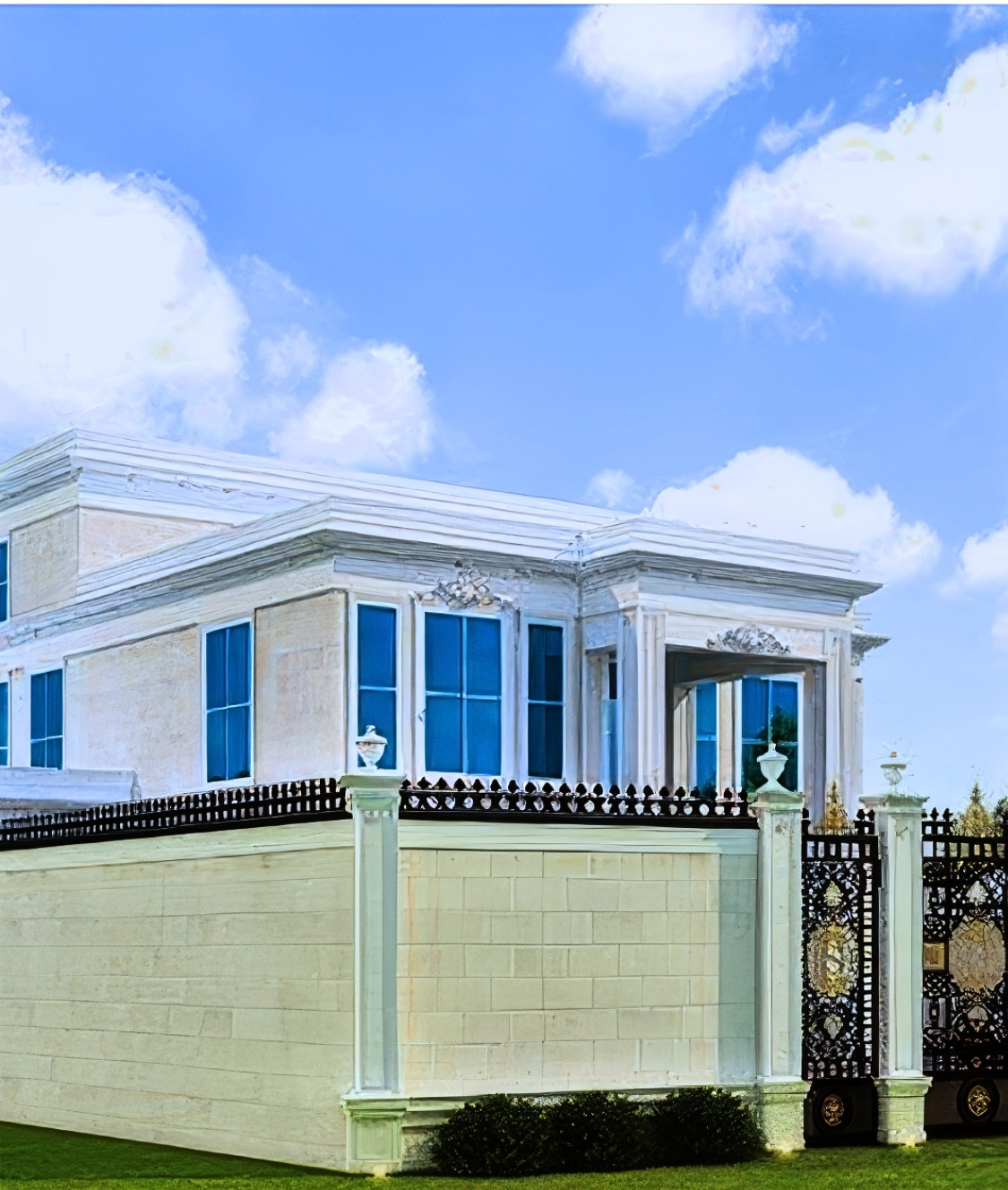 Exterior in oriental style