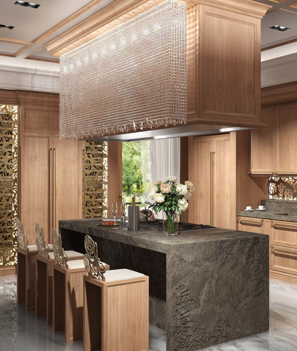 Kitchen Interior in a Modern Style