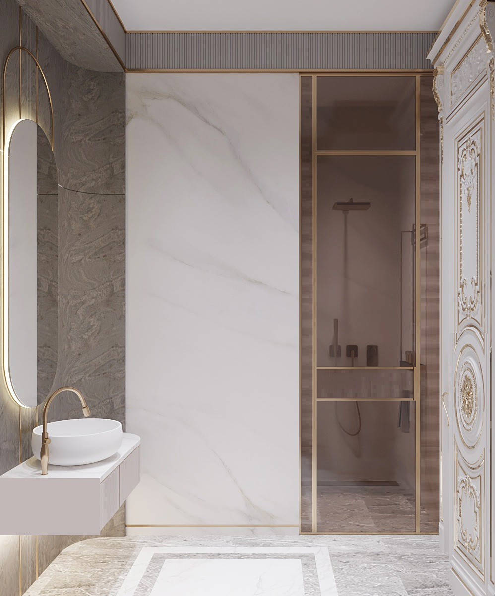 Bathroom Design in Neoclassical