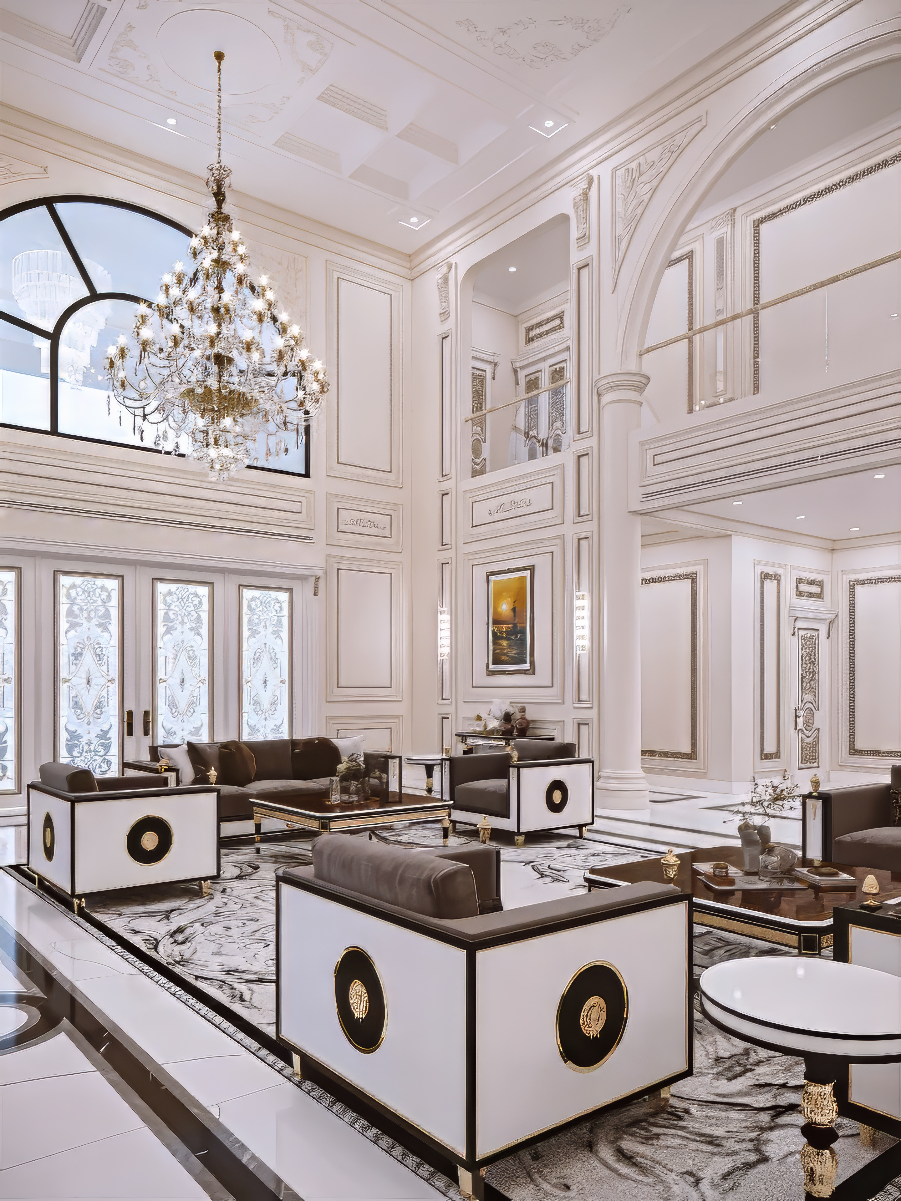 Comfortable and Stylish Design for Family Sitting Room