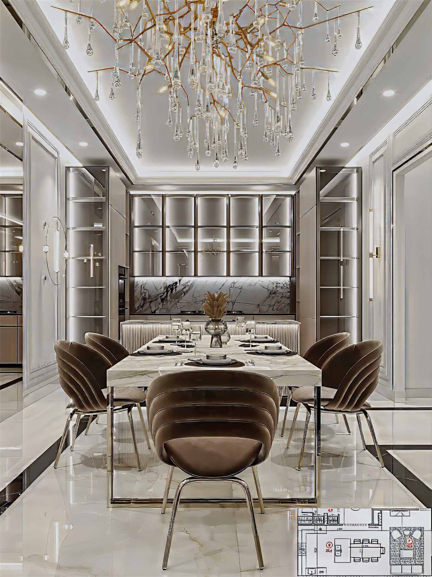 Family villa in Modern Arabic Style