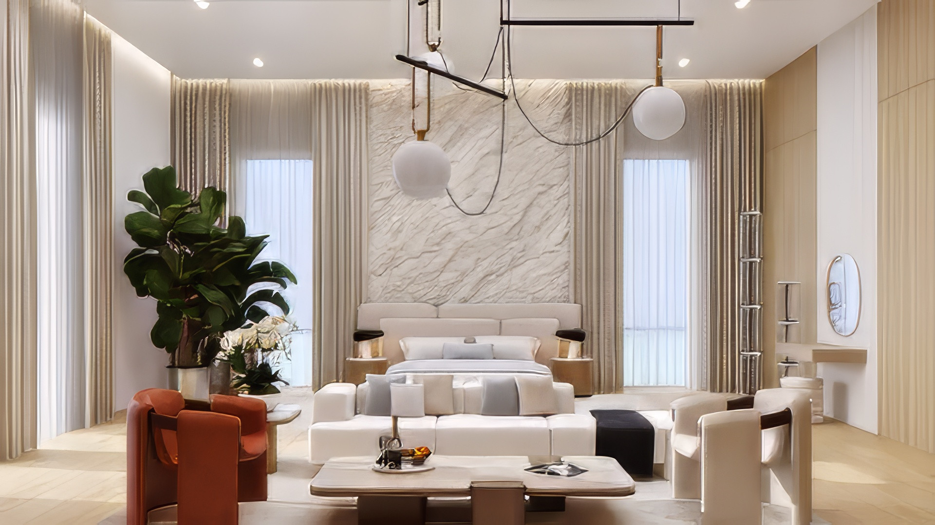 Symphony of luxury in bedroom design