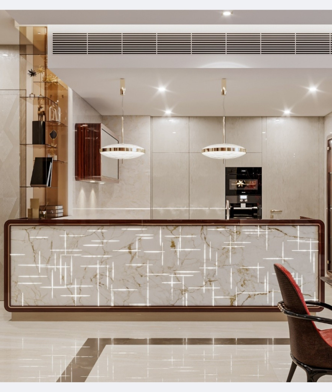 Kitchen Design in Oriental Style