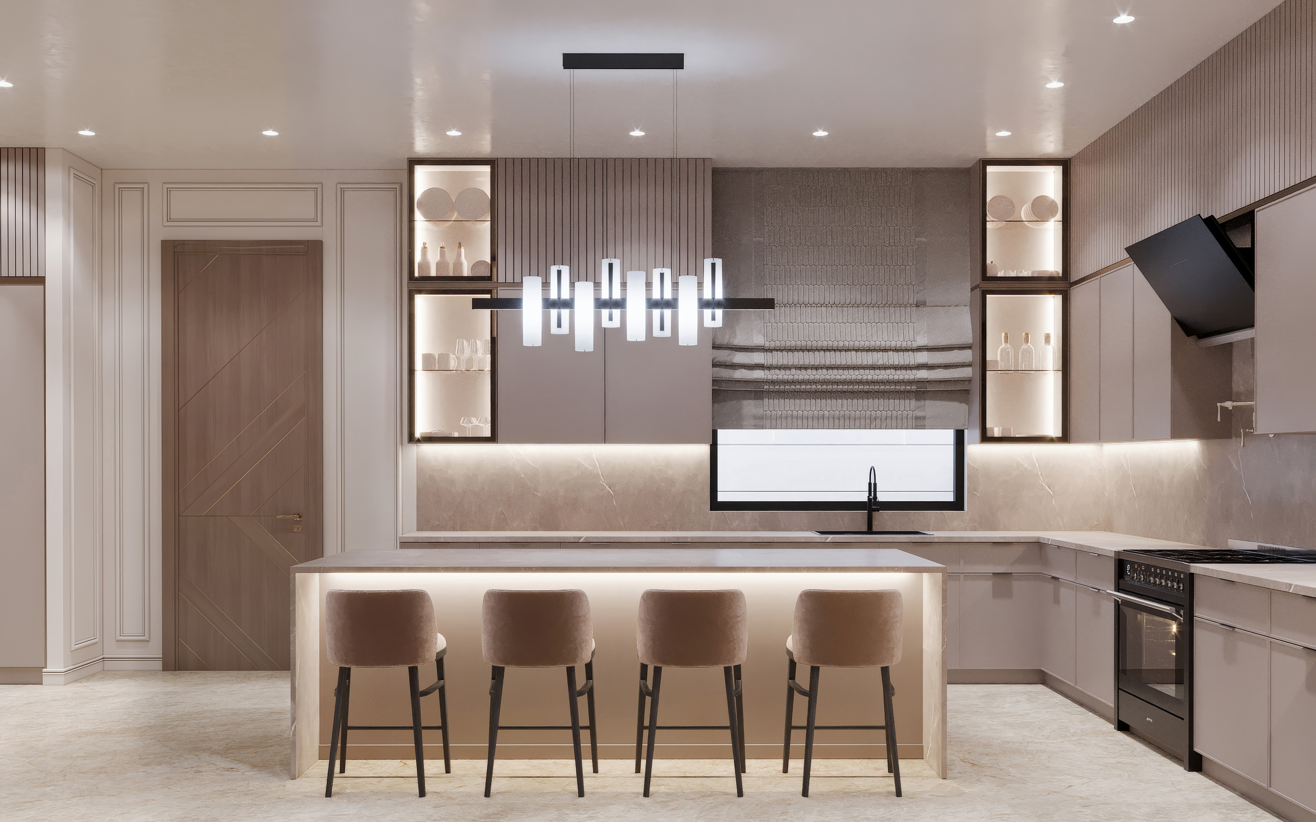 FUTURISTIC KITCHEN INTERIOR DESIGN