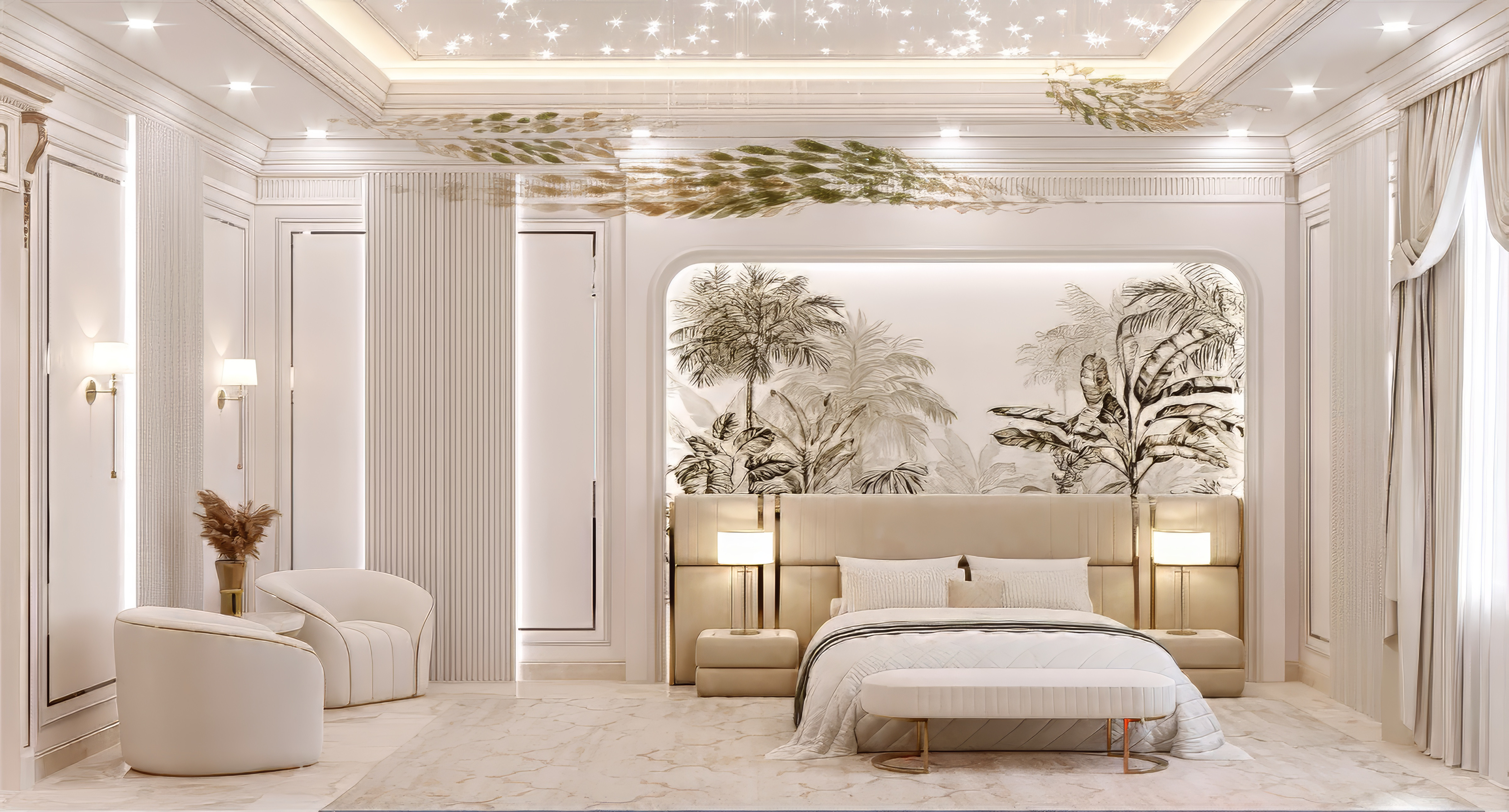 Exclusive bedroom interior design