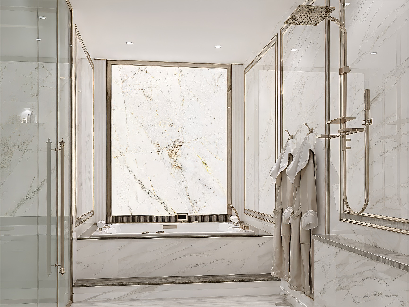 Master bathroom decoration